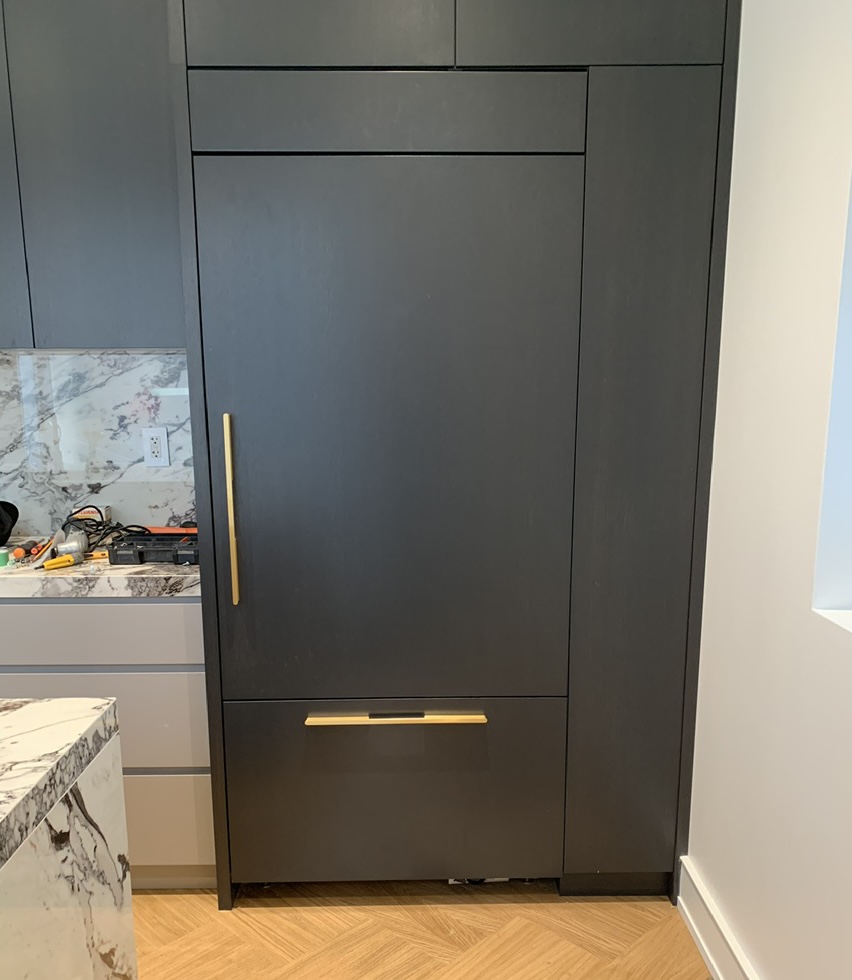 JennAir dual panel fridge freezer CUSTOM PANELS 2