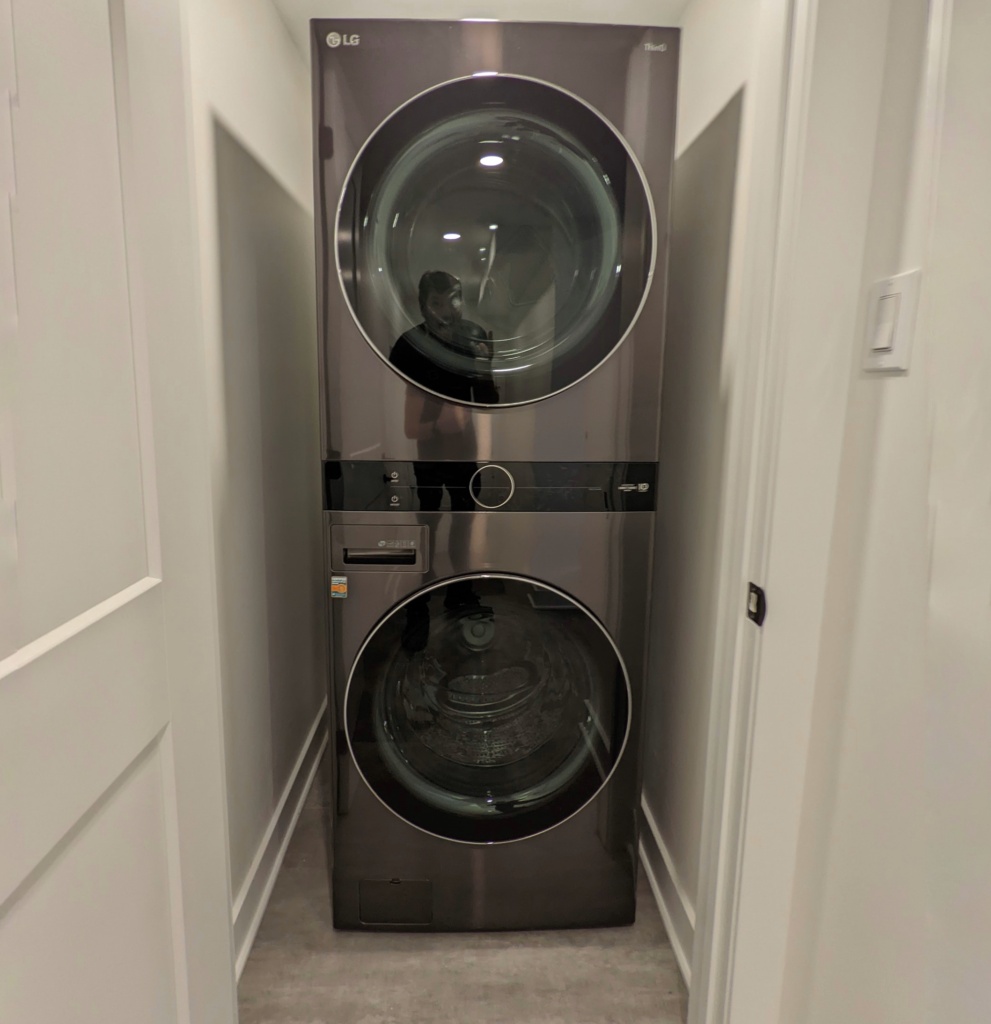 Stacked Laundry Kit installation