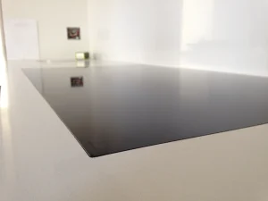 Flush cooktop installation second angle