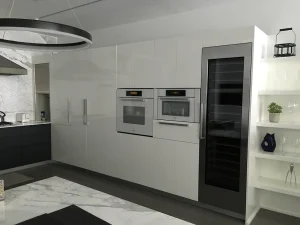 Miele oven installation in luxury kitchen